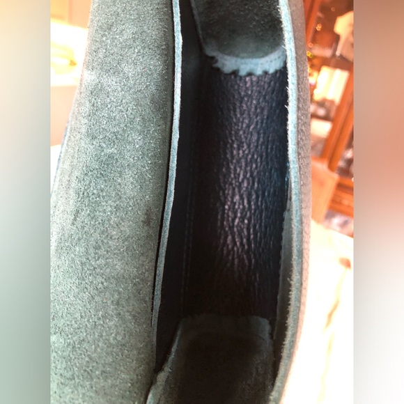 Portland Leather “Lagoon” (blue/green) Color Leather Metro Mini Crossbody Bag - Picture 13 of 15